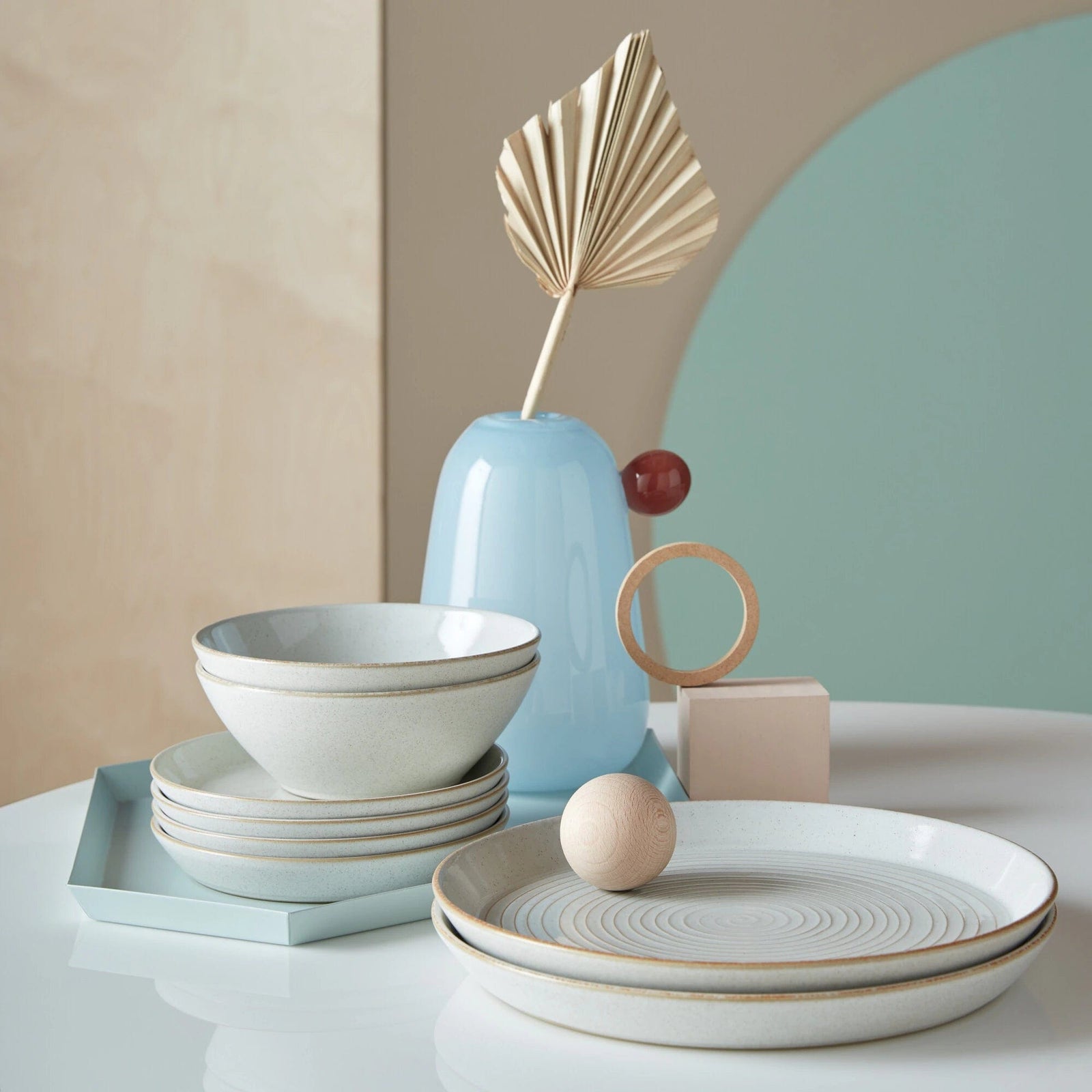 Denby Impression Cream 12 Piece Tableware Set - Main Image