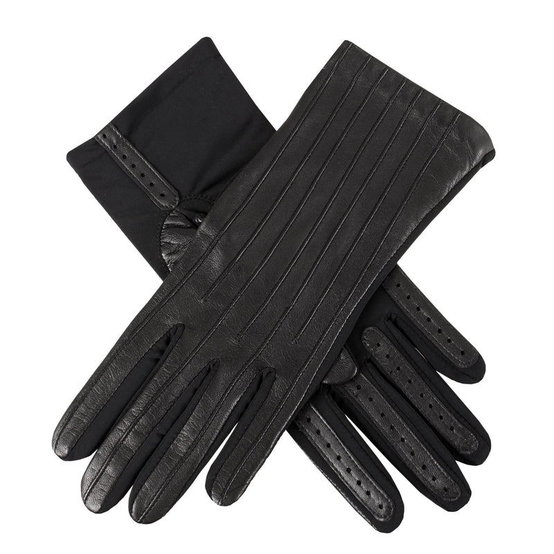 Dents Leather And Elastane Gloves