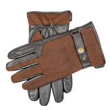 Dents - Crewkerne Men's Water-Resistant Thinsulate-Lined Imitation Deerskin Leather Gloves with Waxed Cotton