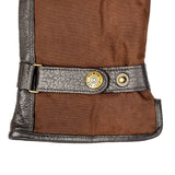 Dents - Crewkerne Men's Water-Resistant Thinsulate-Lined Imitation Deerskin Leather Gloves with Waxed Cotton