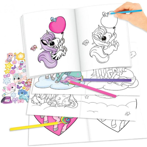 Ylvi Create Your Unicorn Colouring Book