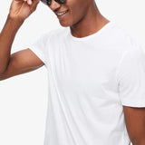 Derek Rose Modal Crew Neck Tee White