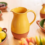 Dexam Sintra Glazed Terracotta Jug In Ochre
