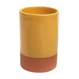 Dexam Sintra Glazed Terracotta Wine Cooler in Ochre