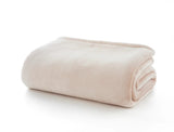 Deyongs Hudson Plain Flannel With Bonded Sherpa Back-Throw 140x180cm