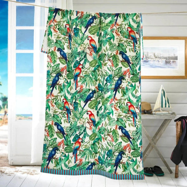 Deyongs Pandemonium Printed Velour 90x180cm Cotton Beach Towel