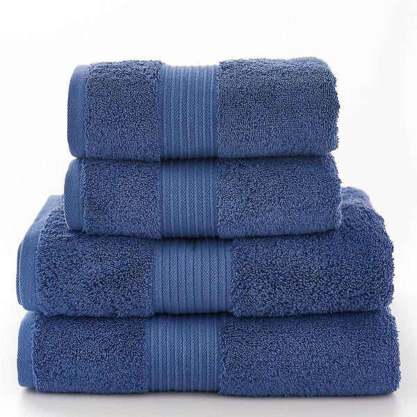 Deyongs Pima Cotton Luxury Bliss Plain Face Towel Denim