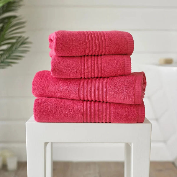 Deyongs Quik Dri 100% Cotton Bath Towel In Fuschia