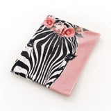 Deyongs Zebra Printed Velour 75x150cm Cotton Beach Towel
