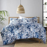 Deyongs Bamboo Blue Cotton Bedlinen Duvet Set Size Double