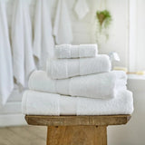 Deyongs Egyptian Embrace Face Cloth In White