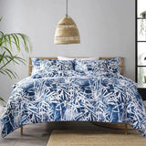 Deyongs Bamboo Blue Cotton Bedlinen Duvet Set Size King