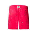 GANT Boat Embroidery Swim Shorts In Watermelon