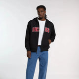 Dickies Aitkin Zip Pullover Hoodie In Black
