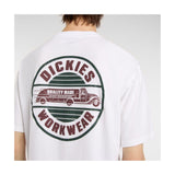 Dickies Circle Short Sleeve Tee In White