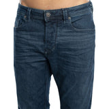 Diesel 1986 Larkee Bee Regular Tapered Jeans In Dark Blue