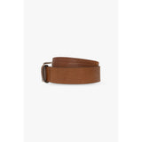 Diesel ‘Logo B-Visible’ Leather Belt In Brown