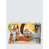 Disney Moana 2 Moana's Adventure Canoe Play Set, 10 Piece