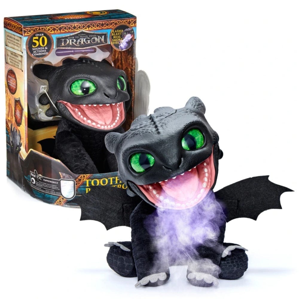 Dreamworks How To Train Your Dragon Toothless Puppetronic by RealFX In