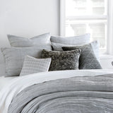 DKNY City Pleat Duvet Cover in Grey