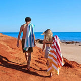 Dock & Bay  Beach Towels - Summer - Peach Sunrise - Large (160X90Cm 62X35)