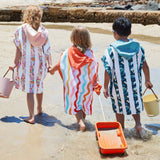 Dock & Bay Poncho Kids Ready for this Jelly Medium Medium (Age 6 to 10) (75x55cm)