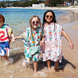 Dock & Bay Poncho Kids Ready for this Jelly Medium Medium (Age 6 to 10) (75x55cm)