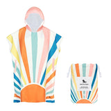 Dock & Bay Retro Rising Sun Adult Poncho Medium