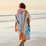 Dock & Bay Retro Rising Sun Adult Poncho Medium