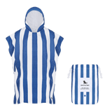 Dock & Bay Whitsunday Blue Poncho Stripe Small