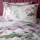 Dreams & Drapes Soiree Lotus Floral Print 100% Cotton 200 Thread Count Duvet Cover Set
