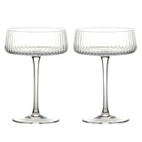DRH Collection Set of 2 Empire Champagne Saucers