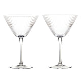 DRH Collection Set of 2 Empire Cocktail Glasses