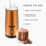Dualit Cocoatiser Hot Chocolate Maker in Copper