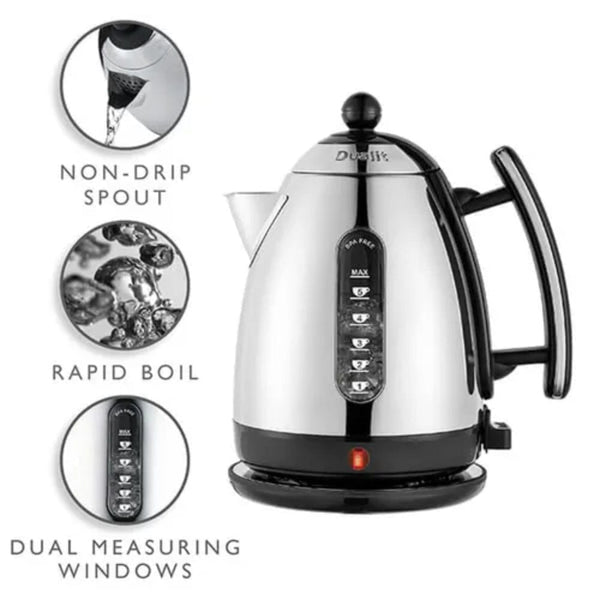 Dualit Cordless Jug Kettle Black 3.0w