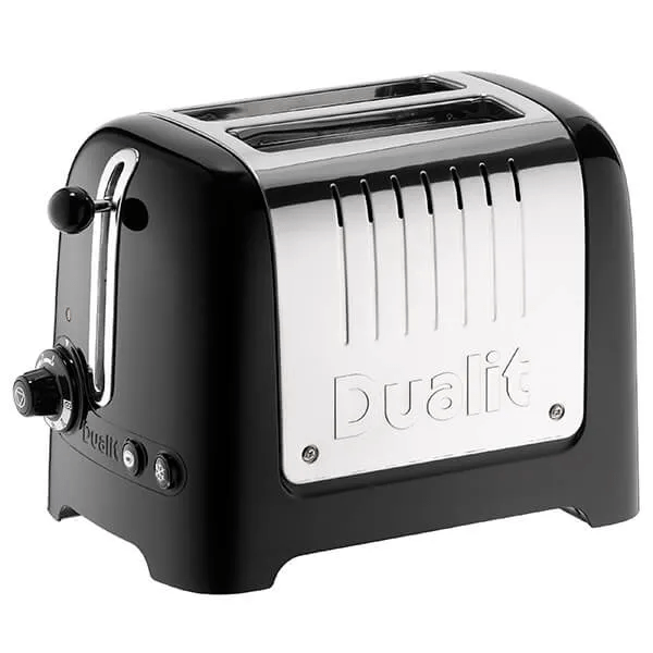 Dualit Classic Lite 2 Slot Toaster In Gloss Black