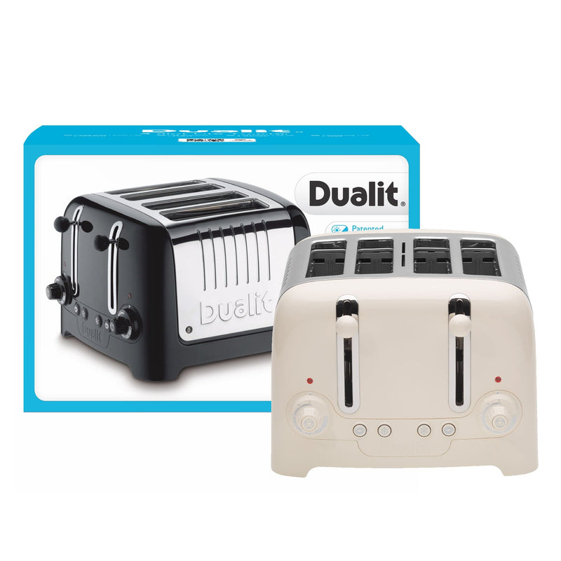 Dualit 4 Slice Toaster Canvas White
