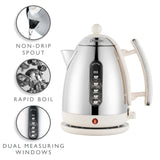 Dualit Cordless Jug Kettle Canvas White