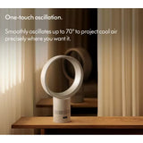 Dyson Cool™ CF1 Desk Fan In Silver White