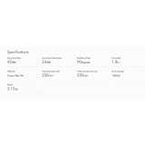 Dyson HushJet™ Purifier Compact HJ10 In White/Silver