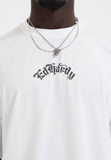 Ed Hardy Death Before Dishonour Eagle Relaxed T-Shirt in White