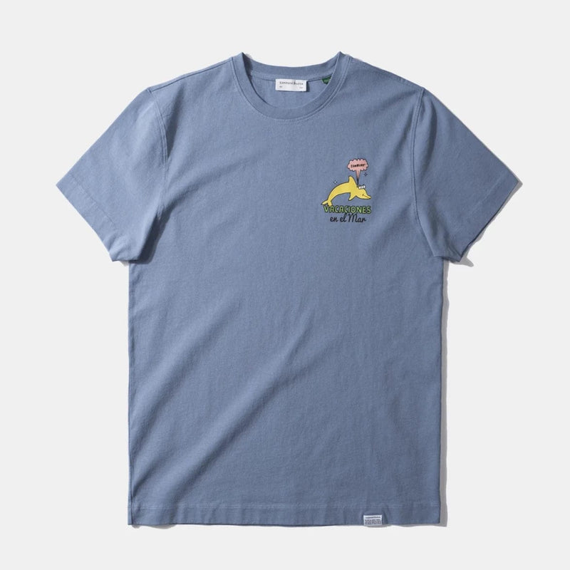 Eddmond Studios T-Shirt Shelly Plain Steel