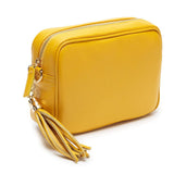 Elie Beaumont Camera Bag In Sunflower Yellow