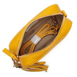 Elie Beaumont Camera Bag In Sunflower Yellow
