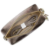 Elie Beaumont Crossbody Bag In Bronze