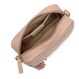 Elie Beaumont Crossbody Camera Bag Strawberry Chevron Strap