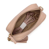Elie Beaumont Crossbody Camera Bag Strawberry Chevron Strap