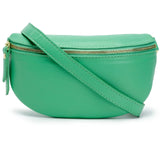 Elie Beaumont Crossbody Sling Bag Apple Green