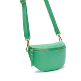 Elie Beaumont Crossbody Sling Bag Apple Green