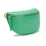 Elie Beaumont Crossbody Sling Bag Apple Green